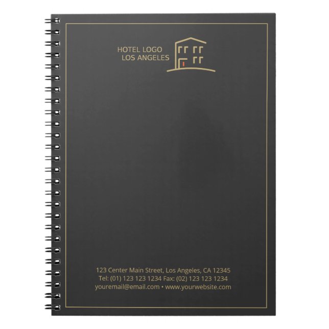 Add Your Logo Business Notebook (Front)