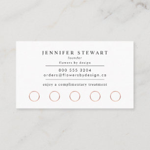 Add Your Logo Chalkboard Black Simple Modern Loyalty Card
