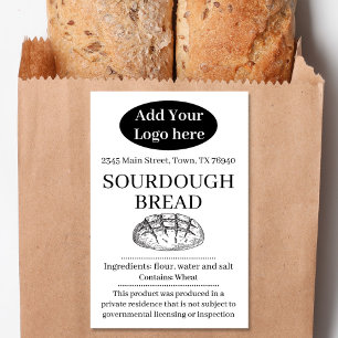 Add Your Logo Cottage Bakery Product Label SD-03tr