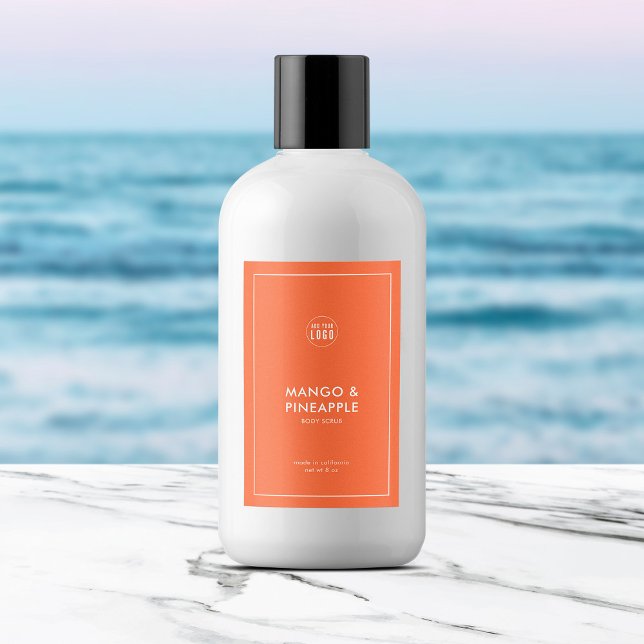 Add Your Logo Custom Colour Modern Product Label (Creator Uploaded)