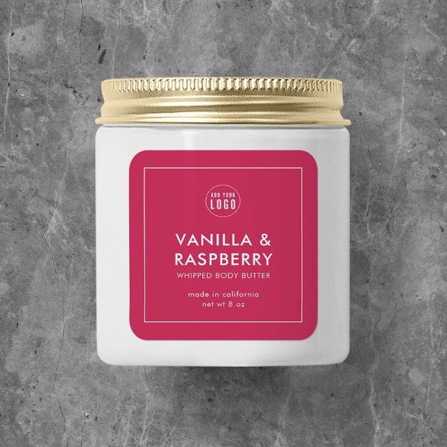 Add Your Logo Custom Colour Modern Product Label (Creator Uploaded)