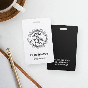 Add Your Logo Custom Name ID Badge