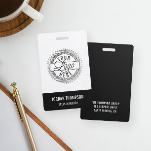 Add Your Logo Custom Name ID Badge