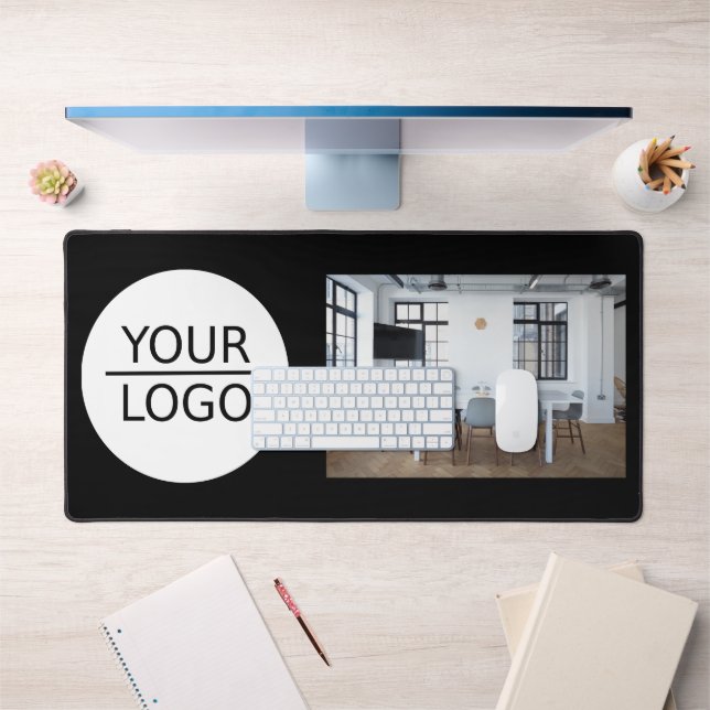 Add your Logo Custom Photo Company  Desk Mat (Office 1)
