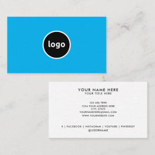 Add Your Logo Custom Professional Business Cards