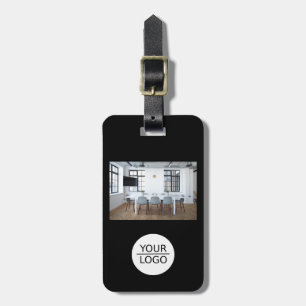 Add your Logo Custom Text Company Photo Luggage Tag