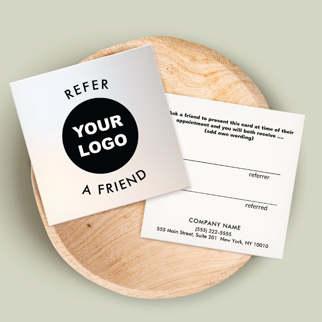 Add Your Logo Customer Referral Card (Creator Uploaded)