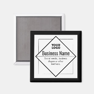 Add Your Logo Customisable Template Magnet