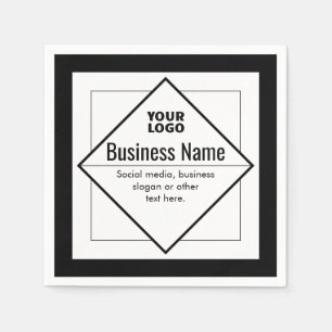 Add Your Logo Customisable Template Napkin