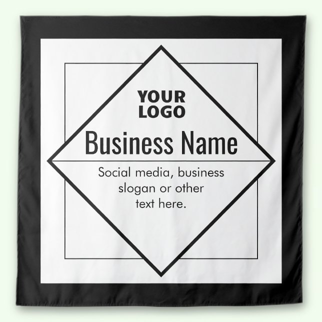Add Your Logo Customisable Template Tapestry (Creator Uploaded)