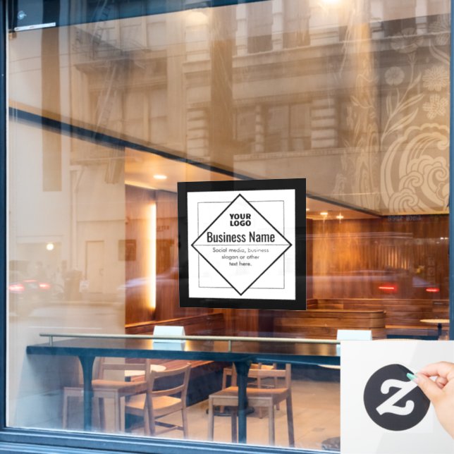 Add Your Logo Customizable Template (Cafe Window)