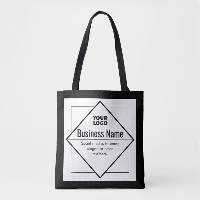Add Your Logo Customizable Template Tote Bag (Front)