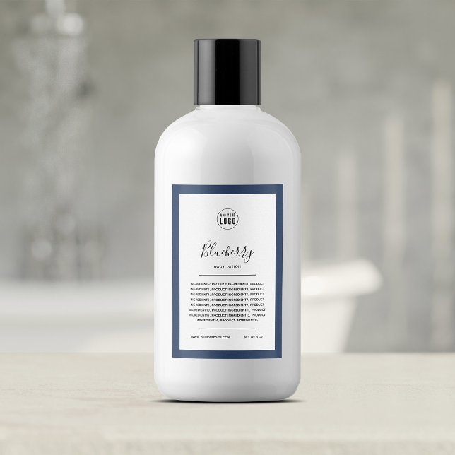 Add Your Logo Editable Border Colour Product Label (Creator Uploaded)