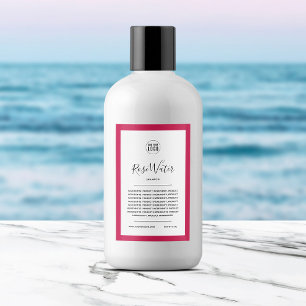 Add Your Logo Editable Border Colour Product Label