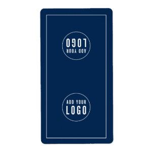 Add Your Logo Editable Colour Bag Packaging Sticke