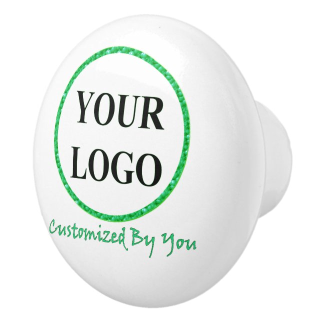 ADD YOUR LOGO HERE CERAMIC KNOB (Right)