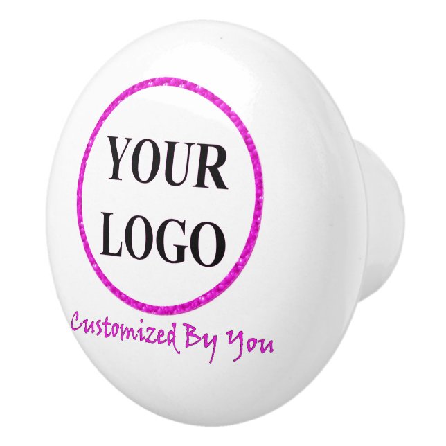 ADD YOUR LOGO HERE CERAMIC KNOB (Right)