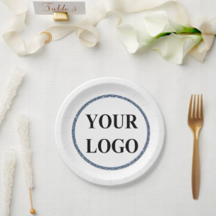 ADD YOUR LOGO HERE Create Your Own Birthday Paper Plate
