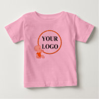 ADD YOUR LOGO HERE For Kids Baby Girl 1st Birthday