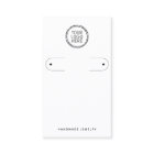 Add Your Logo Hoop Earring Display Card