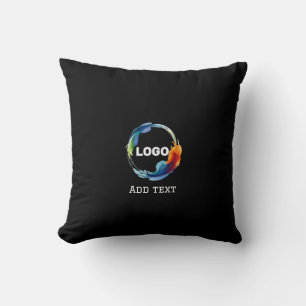 add your logo in a cushion