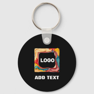add your logo in a  key ring