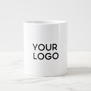 add your logo in a large coffee mug