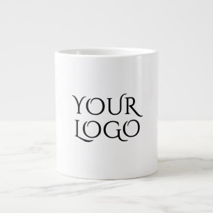 add your logo in a white large coffee mug