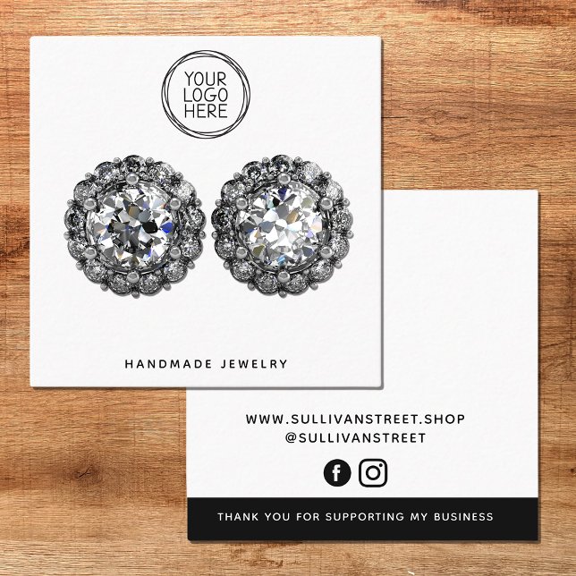 Add Your Logo Jewellery Display Card (Creator Uploaded)