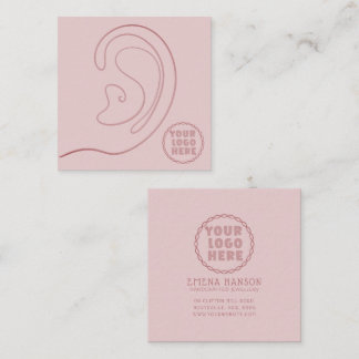 Add Your Logo jewellery Earrings Pink Display Card