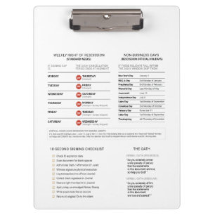 Add your Logo Mobile Notary Reference Signing whit Clipboard