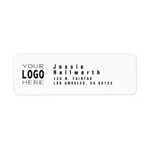 Add Your Logo   Modern Look Return Address Label