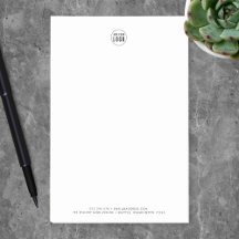 Add Your Logo Modern Minimalist Personalised