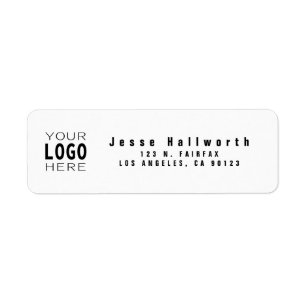 Add Your Logo   Modern Return Address Label