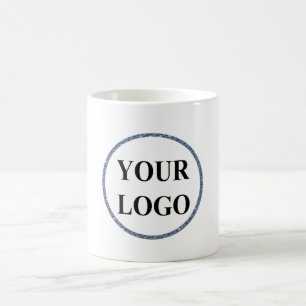 ADD YOUR LOGO Modern Simple Christmas Holiday Xmas Coffee Mug