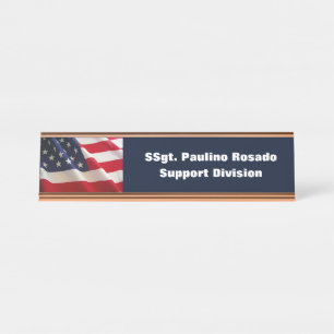 Add Your Logo, Name & Design - Desk Name Plate
