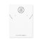 Add Your Logo Necklace Earrings Display Card