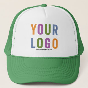 Add Your Logo, No Minimum Promotional Logo Trucker Hat