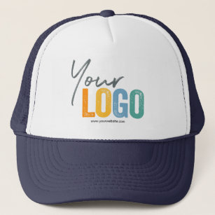 Add Your Logo, No Minimum Promotional Logo Trucker Trucker Hat