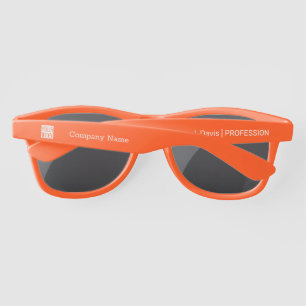  add your  logo  -orange sunglasses
