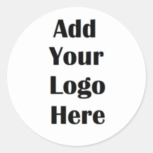 Add Your Logo Personalise Business Logo Stickers
