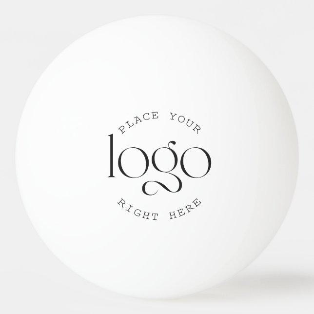Add Your Logo Personalised Monogram Name Ping Pong Ball (Front)