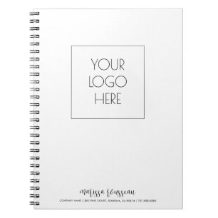Add Your Logo Personalised  Notebook
