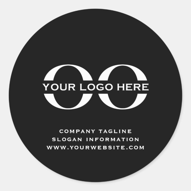 Add Your Logo Promotional Stickers No Minimum (Front)