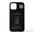 Add Your Logo QR Code Black and White Personalise 