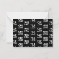 Add Your Logo Repeating Pattern Editable Template