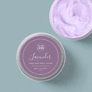 Add Your Logo White Border Editable Colour Classic Round Sticker