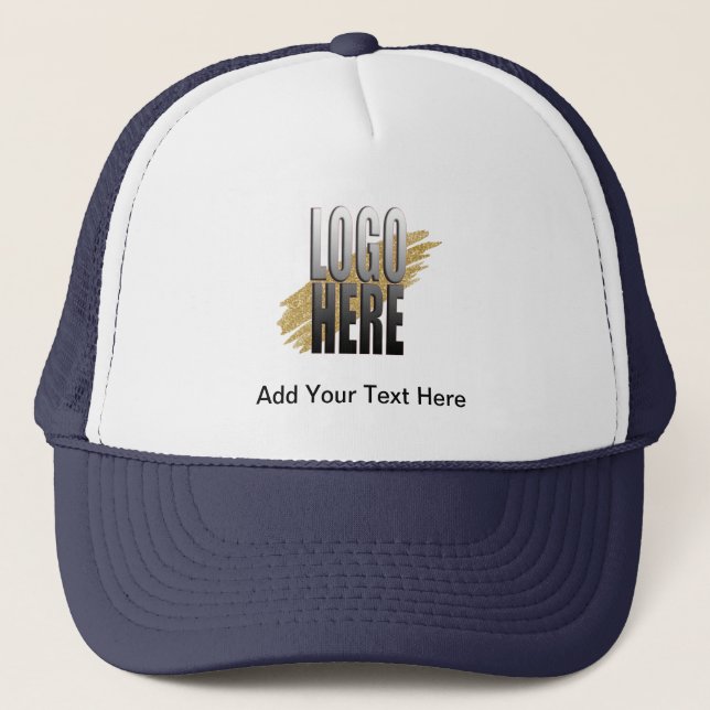 Add Your Logo with Text Trucker Hat (Front)
