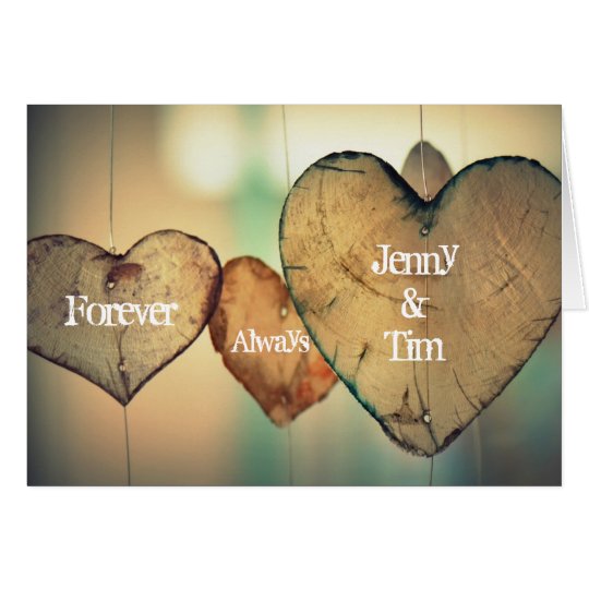 Add Your "Love" Message to this Personalised Card