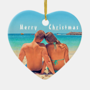 Add Your Love Photo Christmas Ornament